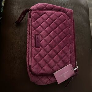 NWT Vera Bradley velvet toiletry pouch